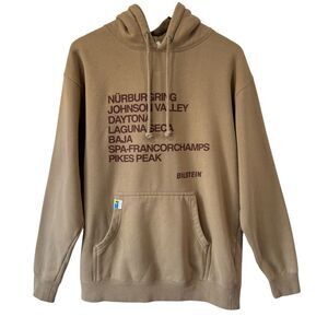 Bilstein Shock Suspension Hoodie Tan Brown Automotive Off Road Unisex Medium GUC